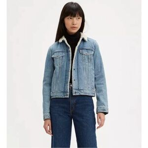 Levi’s denim sherpa jacket